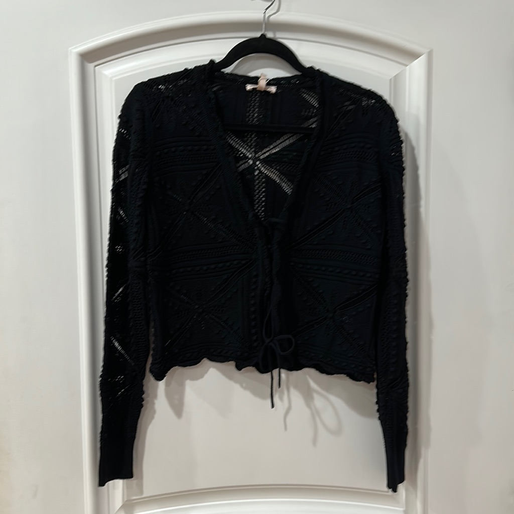 Rebecca Taylor Rbbn Tie Crdgn Size M